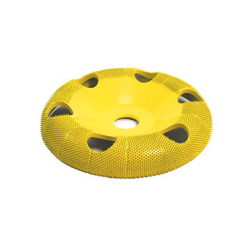 4" Donut Wheel W/ Holes Round Face 5/8" Bore