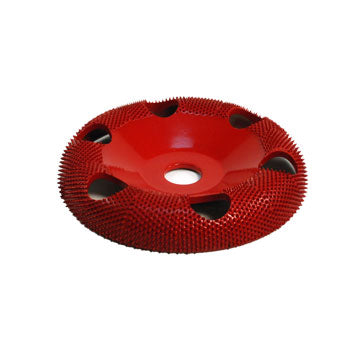 4" Donut Wheel W/ Holes Round Face 5/8" Bore
