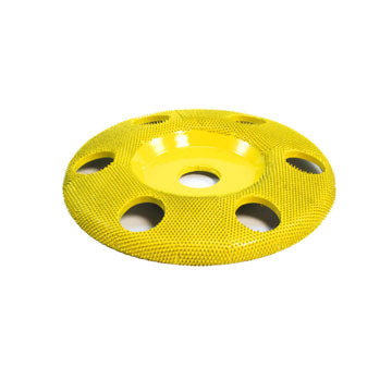4" Disc Wheel W/ Holes Flat Face 5/8" Bore