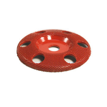 4" Disc Wheel W/ Holes Flat Face 5/8" Bore