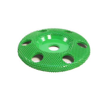 4&quot; Disc Wheel W/ Holes Flat Face 5/8&quot; Bore
